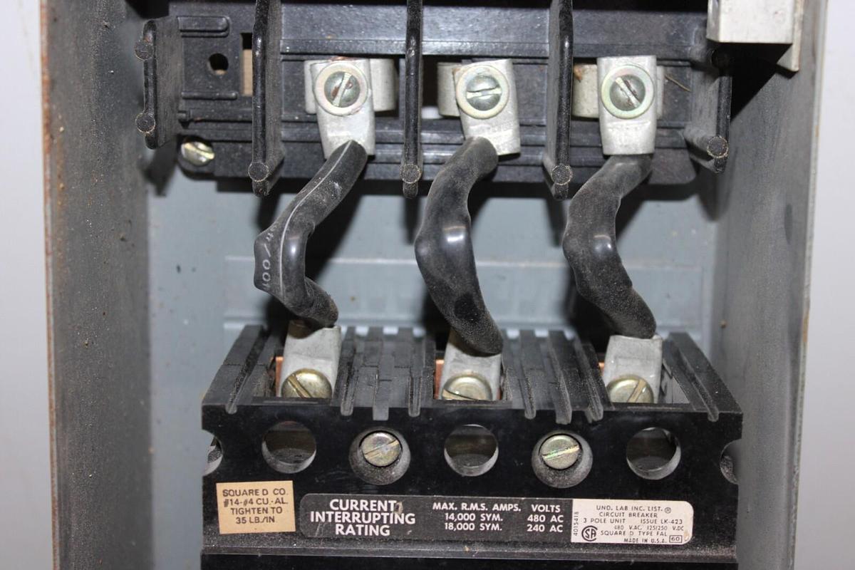Used SQUARE D BUSSPLUG UNIT PI-50-FA 30 AMP 3-POLE 480 VAC **WARRANTY INCLUDED**