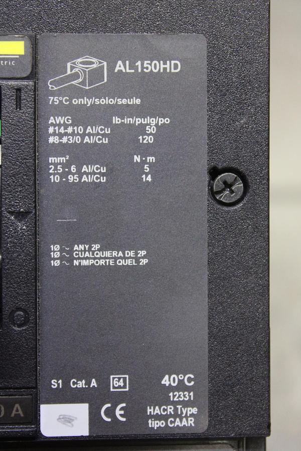Used SQUARE D I-LINE CIRCUIT BREAKER FA34060 60 AMP 480 VOLT 3-POLE