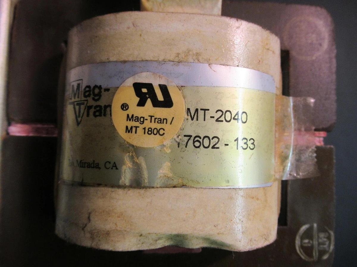 Used MAG-TRAN EQUIPMENT TRANSFORMER MT-2040 17602-133 04-32041-REV-A01