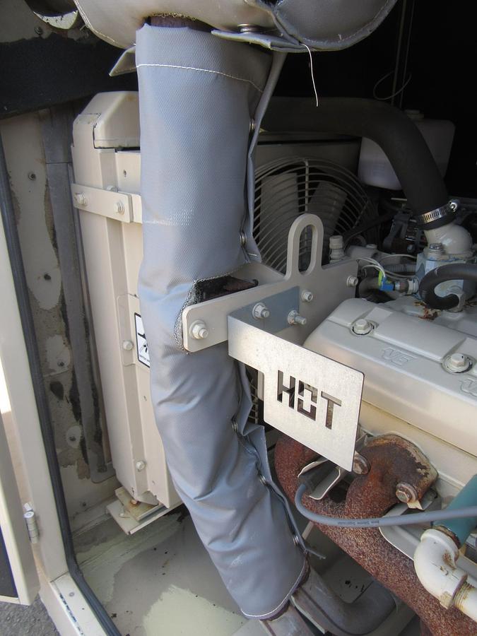 Used 30 KW NATURAL GAS PROPANE GENERATOR KATOLIGHT 120/240V RE-CONNECTABLE 347HRS VIDEO WE SHIP