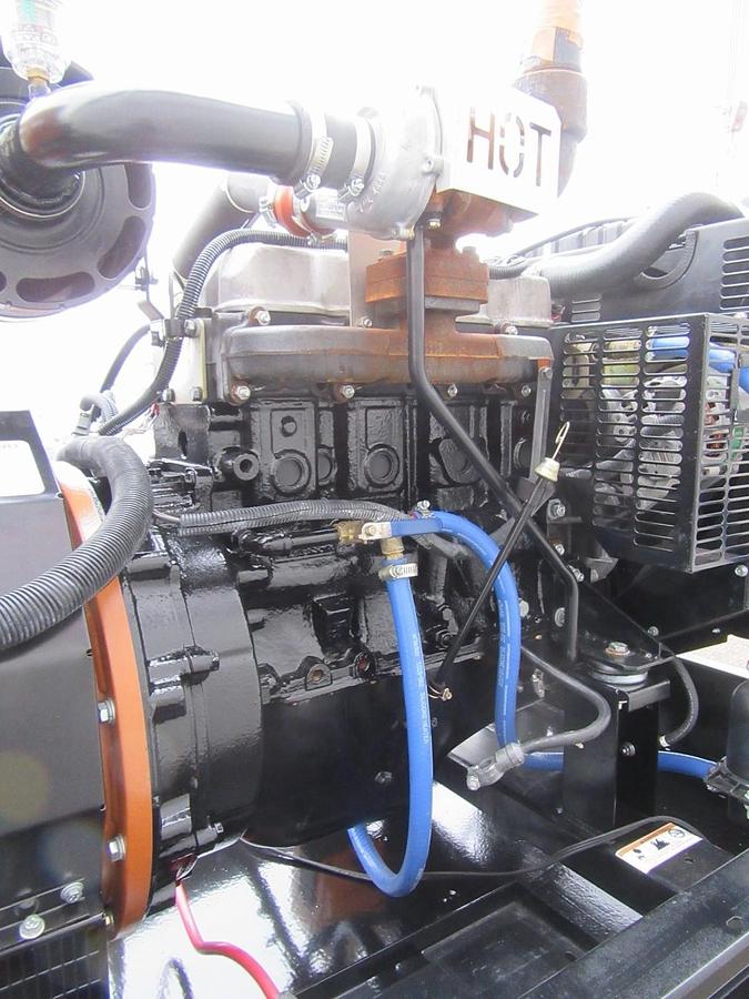 Used 30 KW DIESEL GENERATOR GENERAC 120/240 VOLT SINGLE PHASE 38 HOURS VIDEO WE SHIP