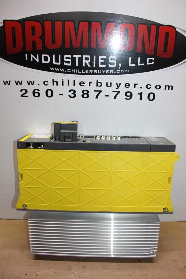 Used FANUC SERVO AMPLIFIER MODULE A06B-6096-H208 230 VAC 9.5 kW 18.7 AMP 325 VDC