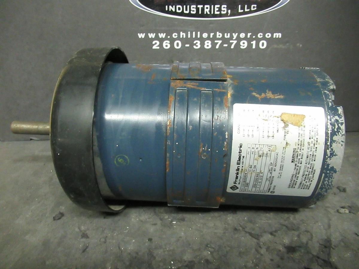 Used FRANKLIN ELECTRIC MOTOR 1140 RPM 200-230 / 460 V 1301600404 3 PHASE WARRANTY
