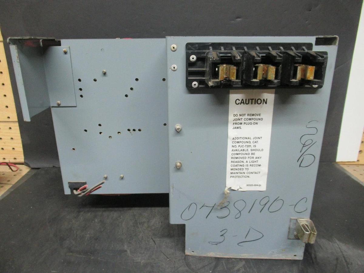 Used SQUARE D 30 AMP MOTOR CONTROL BUCKET MODEL 5 NEMA SIZE 1 STARTER COMBINATION