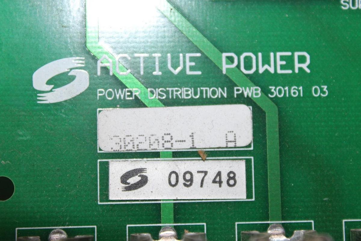 Used ACTIVE POWER POWER DISTRIBUTION BOARD 30161-03 30208-1 REV. A **WARRANTY**