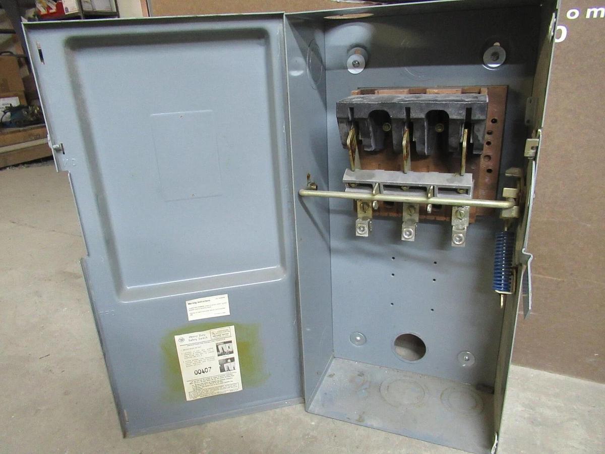 Used WESTINGHOUSE HEAVY-DUTY SAFETY SWITCH HU364 200 AMP 150 HP 600 VAC **WARRANTY**