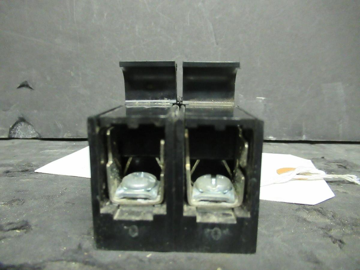 Used LITTELFUSE FUSE HOLDER L60030C-2PQ 600 VOLT 30 AMP CLASS CC FUSES W/ FUSES