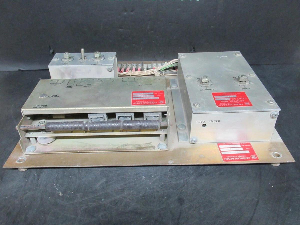 Used AMERICAN BOSCH ELECTRIC GOVERNER BOARD LSP672A CU673C-17 LS371A KT6722
