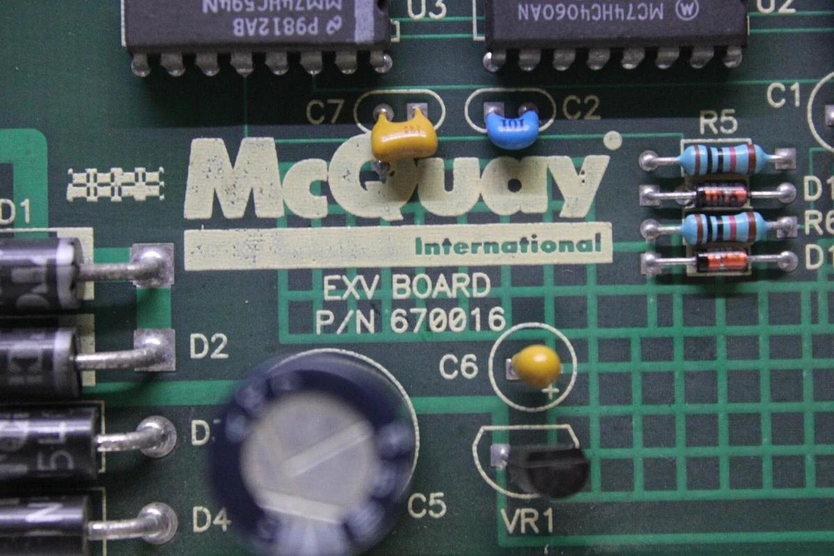 Used MCQUAY HVAC EXV CIRCUIT BOARD 670016 **WARRANTY INCLUDED**