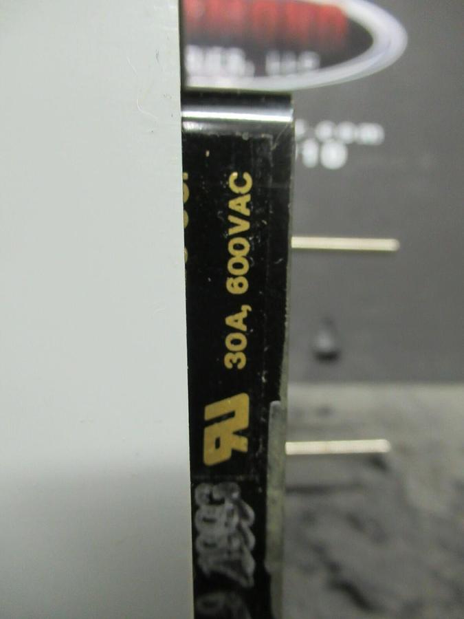 Used THE STATES CO MULTI-AMP CORP 1 POLE TEST SWITCH WITH ENCL 30A 600V C2-401-K-B GE