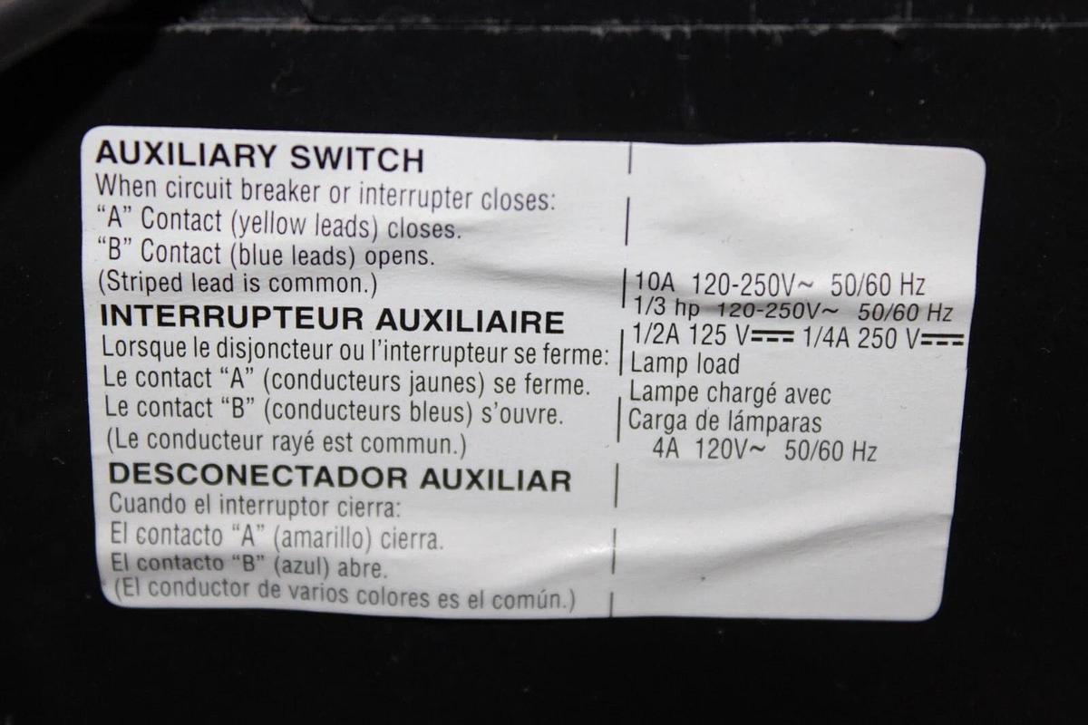 Used SQUARE D DC BREAKER PAF362000DCMO22320 2000 AMP 600 VDC W/ PAM02