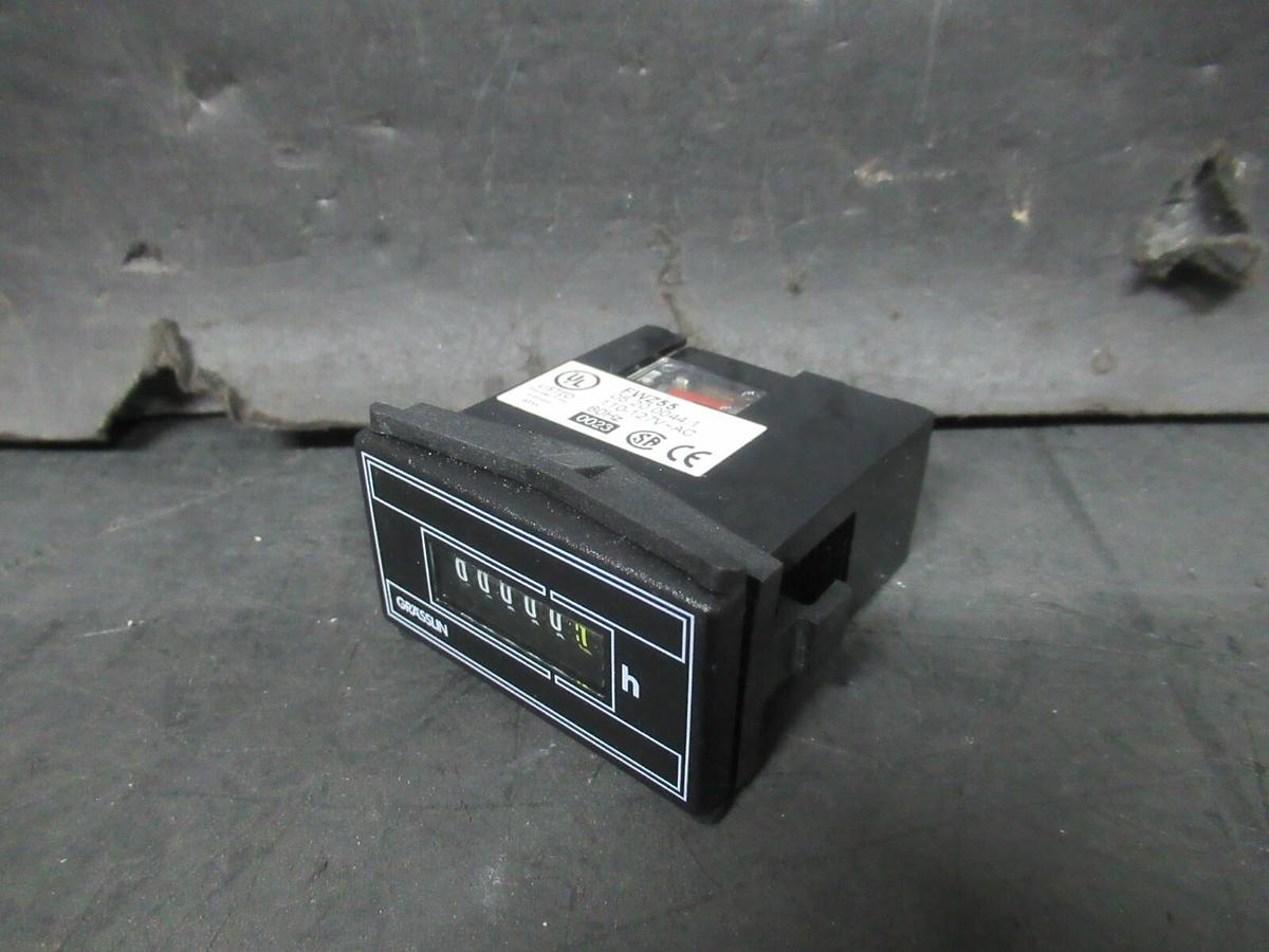 NEW SURPLUS GRASSLIN ELAPSED TIME INDICATOR FWZ55 05.20.0044.1 110-127 VOLT