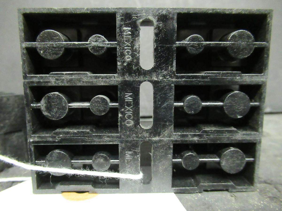 Used 2 PACK FERRAZ SHAWMUT FUSE LUG SET 30312 600 VOLTS 30 AMP **WARRANTY INCLUDED!**