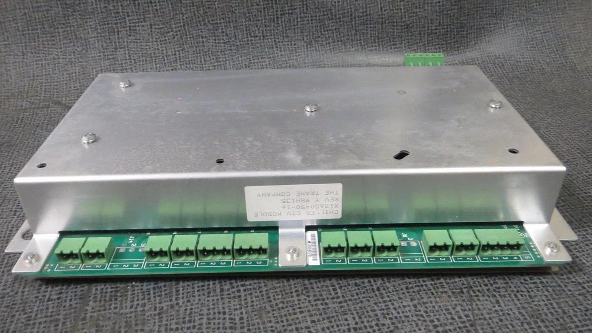 Used TRANE CHILLER CTV MODULE X13650450-16 REV Y 6200-0038-21 6400-0753-07 REV S