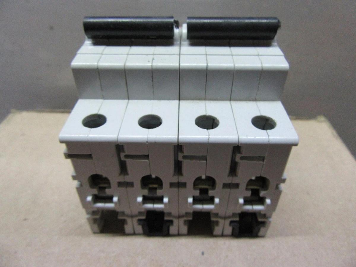 Used LOT OF 2 ABB S202-K1.6A 400 VOLT 1.6 AMP 2-POLE **WARRANTY INCLUDED**