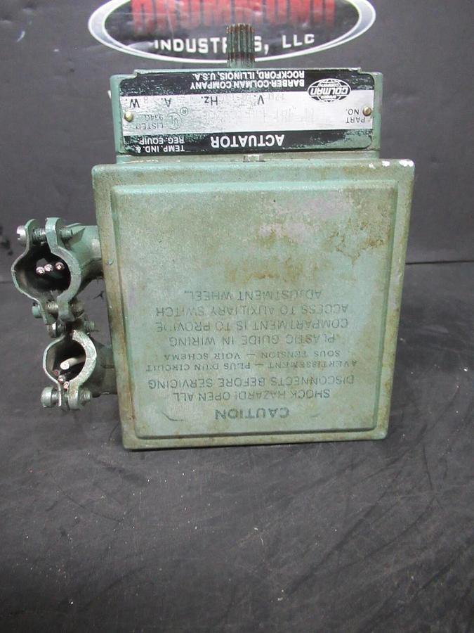 Used BARBER COLMAN ACTUATOR MP-481-130-0-1 120 VOLT 0.5 AMP 23 WATT **WARRANTY**
