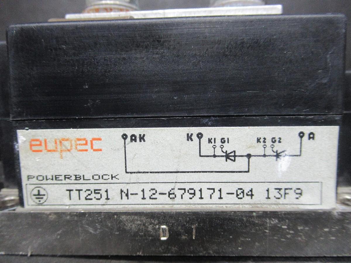 Used EUPEC POWERBLOCK IGBT POWER MODULE TT251N-12-679171-04-13F9 *WARRANTY INCLUDED*