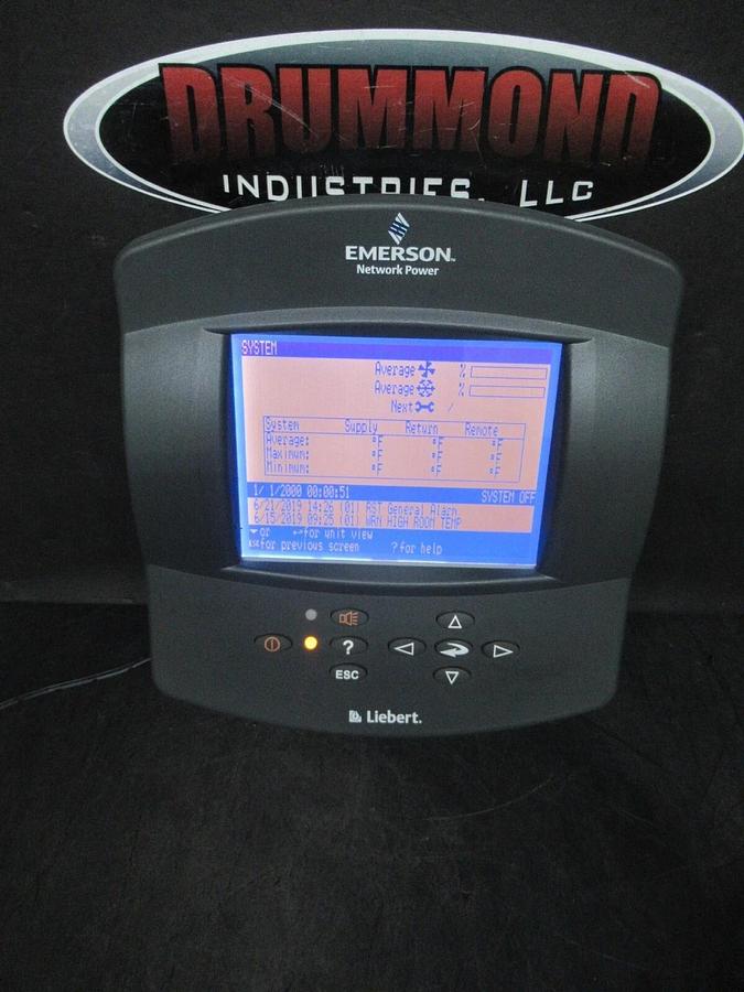 Used EMERSON / LIEBERT ICOM CMS CONTROL DISPLAY 12 VDC **WARRANTY INCLUDED**