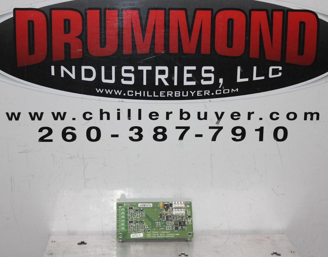 Used TRANE UCP3 DUAL INVERTER INTERFACE 6400-1128-03 REV. B X13650811-03 REV. C