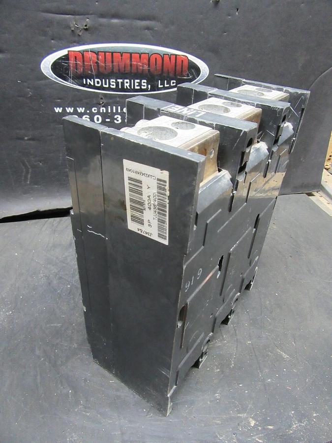 Used GE MOLDED CASE SWITCH TJJ436400 400 AMP 600 VAC 3-POLE **WARRANTY INCLUDED**