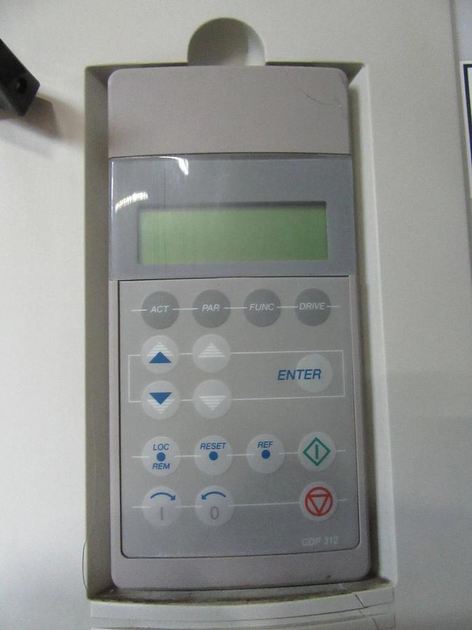 Used ABB MULTI SPEED DRIVE CABINET ACS627-0490-5-00EB1200802 3-PHASE 593 AMP 480 VAC