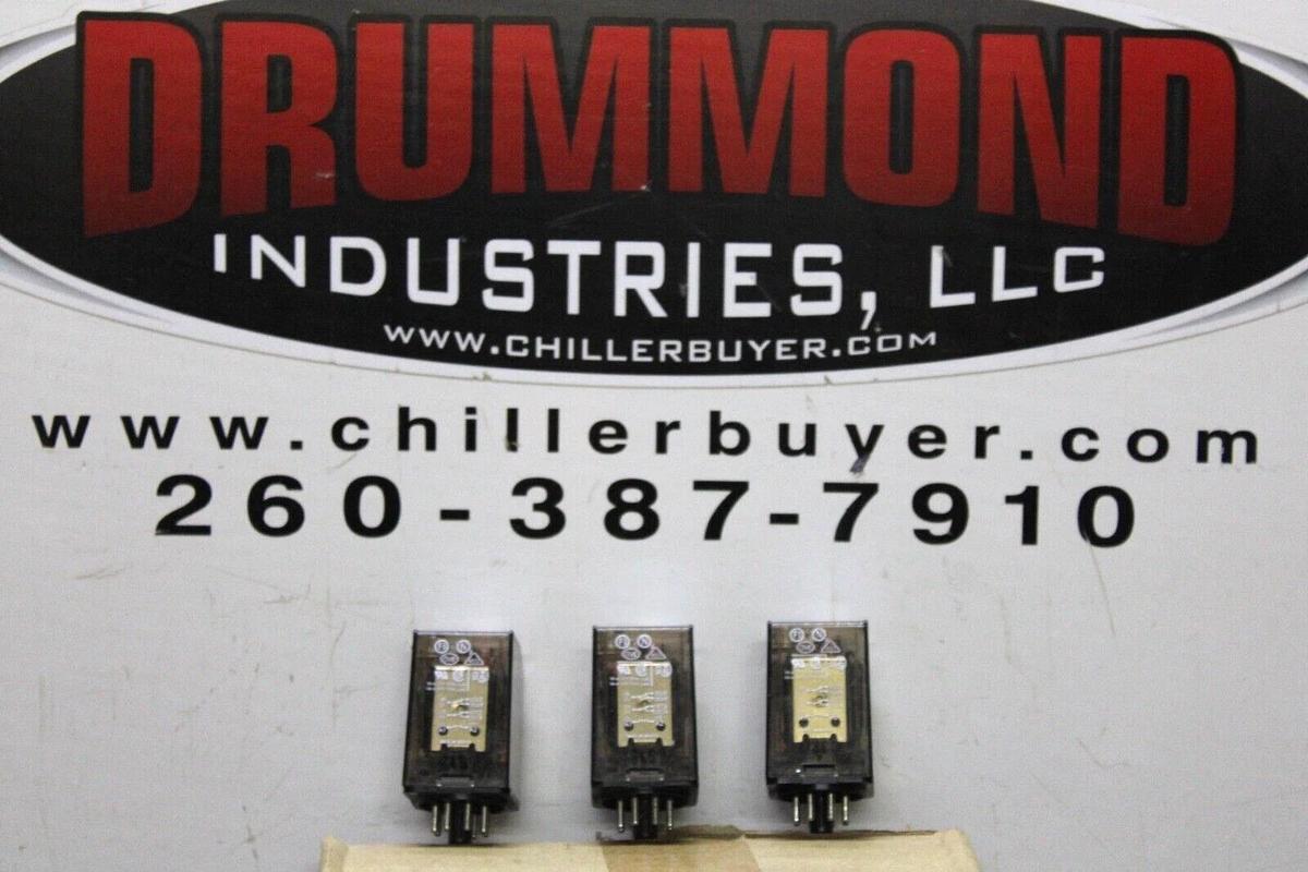 Used LOT OF 3 SCHRACK RELAY MR206115 115/240 VAC 10 AMP 50/60 HZ *WARRANTY*