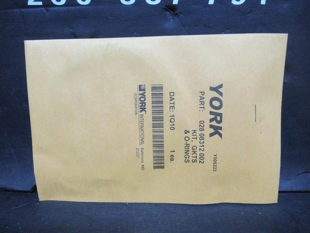 NEW SURPLUS YORK GASKET O-RING KIT 028-08312-002 **WARRANTY INCLUDED**