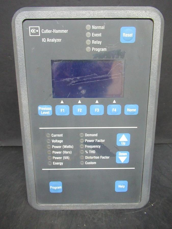 Used CUTLER HAMMER IQ ANALYZER IQA 6400 66D2045Q01 REV. 5 9N46 5275C54G01