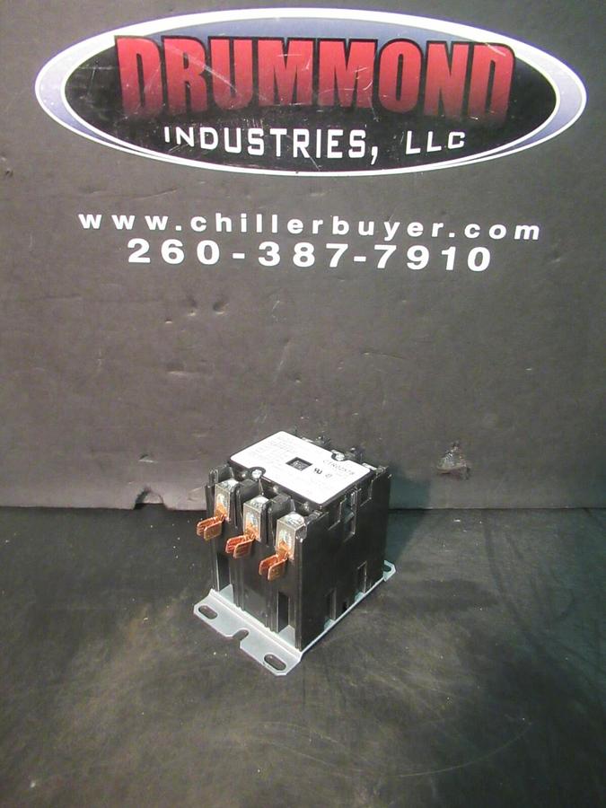 Used TRANE 3-PHASE CONTACTOR CTR02578 600 VAC 50 AMP 25 HP COIL: 120 VAC