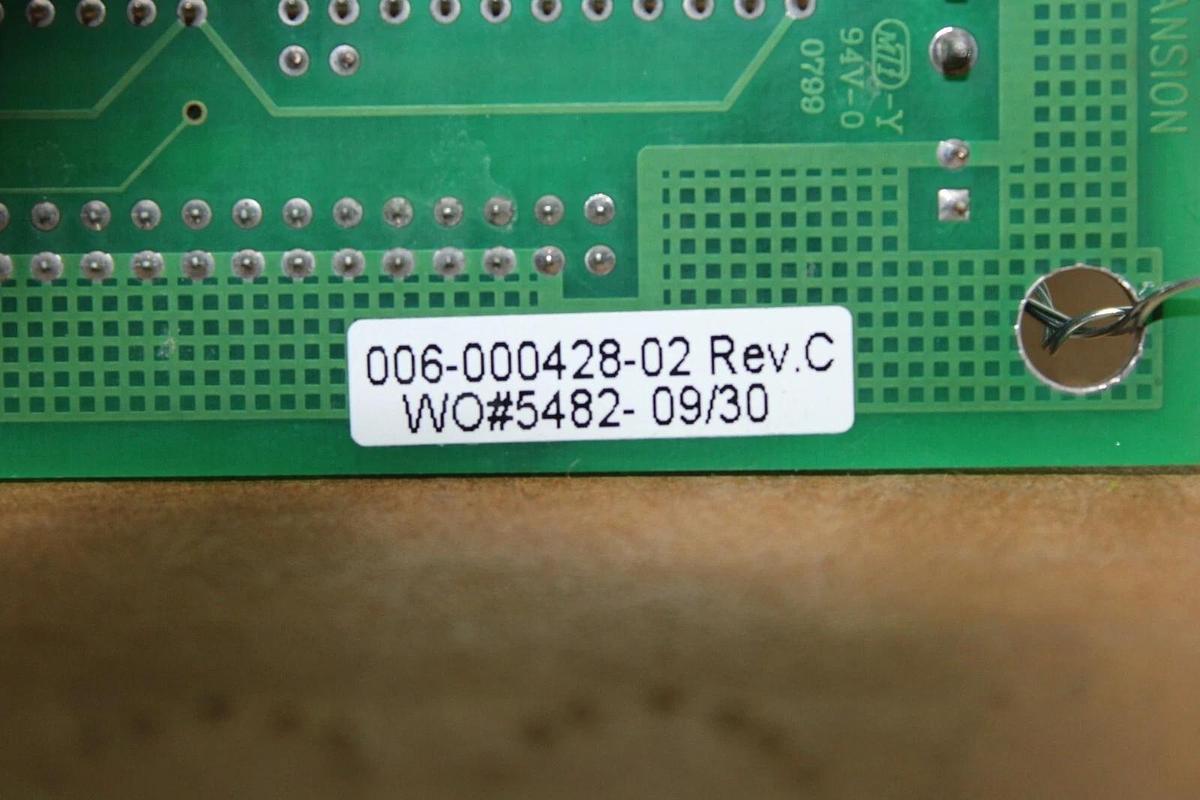 Used MCQUAY ENERGYLINE DIGITAL I/O CIRCUIT BOARD 665456B-01 006-000428-02 REV. C