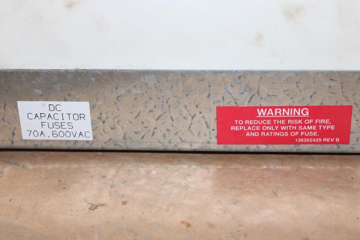 Used NIPPON CHEMI-CON CAPACITOR BANK U36D292 120110008-001 5800 uF 300 VOLT