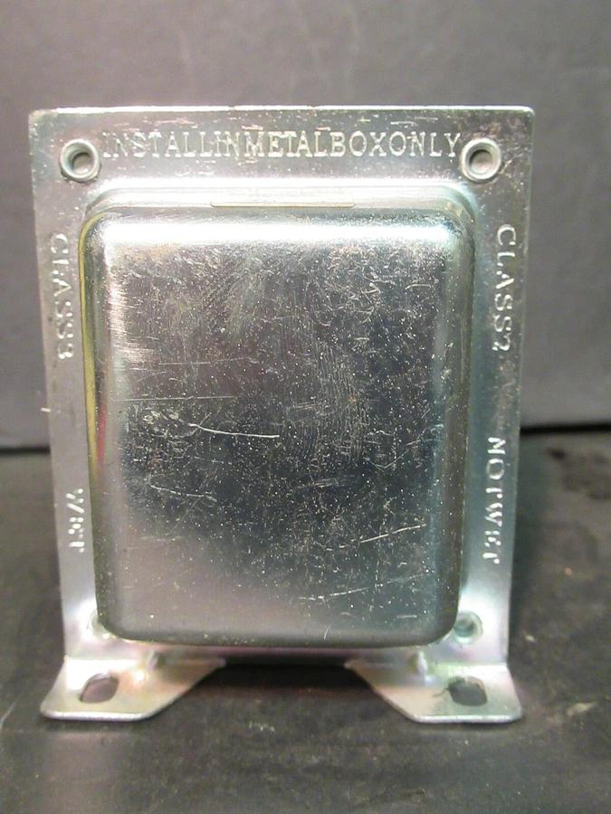 Used 0.050 (50 VA) RIB CONTROL TRANSFORMER 208 277 480 VAC PRI TO 24 V SEC TR50VA017