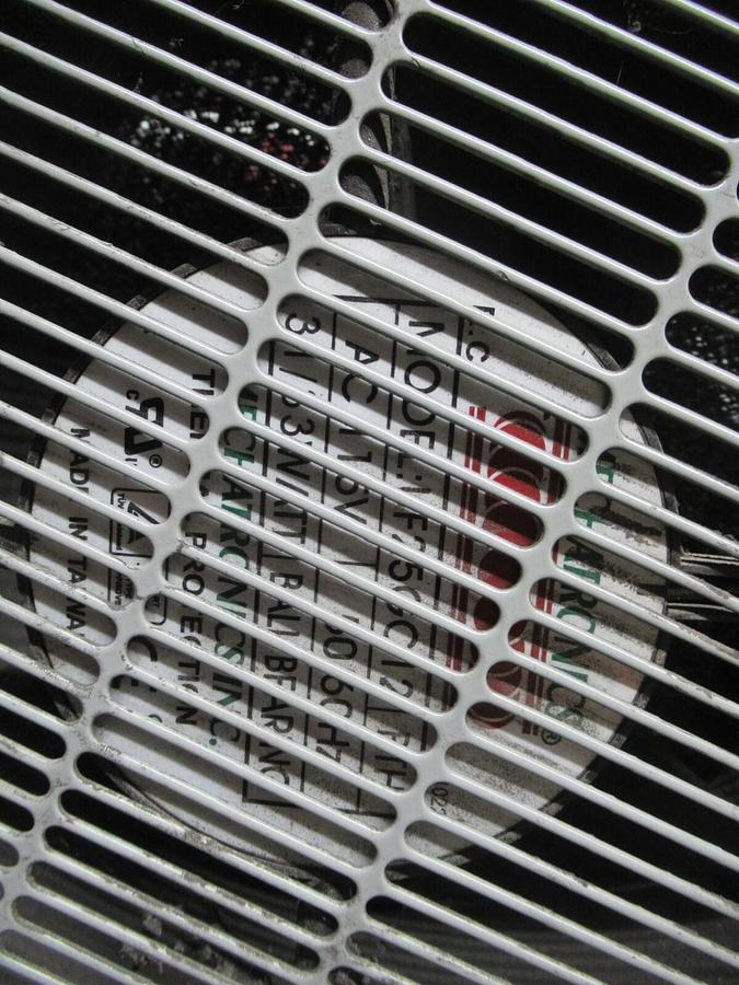 Used MECHATRONICS AXIAL FAN AND ENCLOSURE 115 VOLT 50/60 HZ 33 WATT UF25GC12