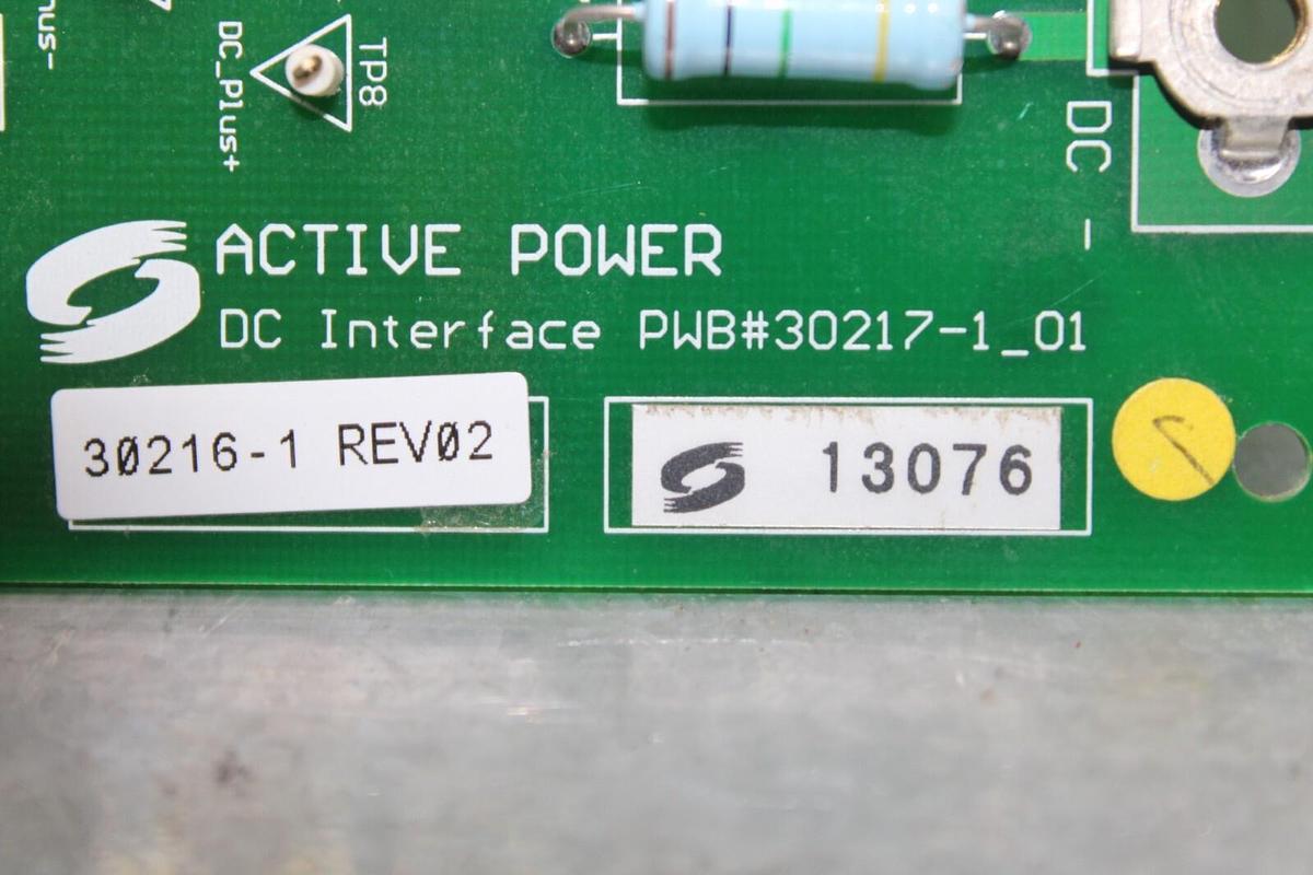 Used ACTIVE POWER DC INTERFACE PWB 30217-1_01 30216 REV. 02 **WARRANTY INCLUDED**