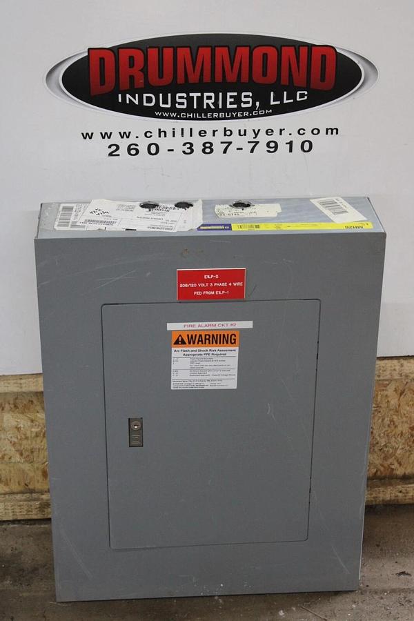 Used SQUARE D NQ SERVICE PANELBOARD MH26 NC26S 100A 240 VAC 3-PHASE