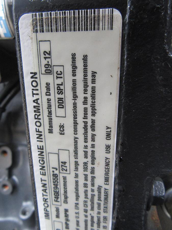 Used 48 KW DIESEL GENERATOR GENERAC 120/240 V FPT 366 HRS SOUND ENCLOSED VIDEO 50 KW