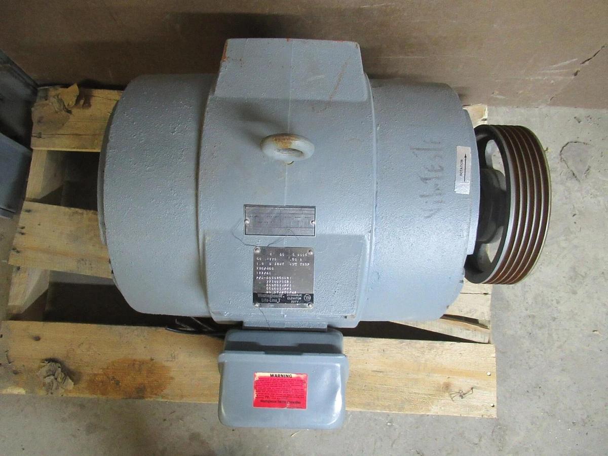 Used WESTINGHOUSE MOTOR 693B250H21 50 HP 3 PHASE 1770 RPM MODEL: TBDP FRAME: 324T