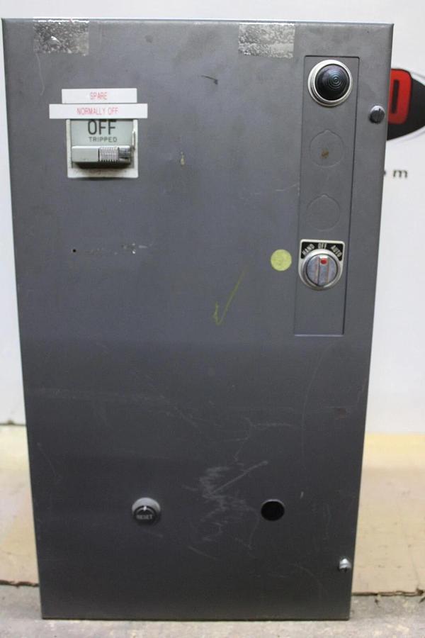 Used WESTINGHOUSE TYPE W MOTOR CONTROL BUCKET 24" SIZE 3 STARTER 90 AMP W/ DOOR