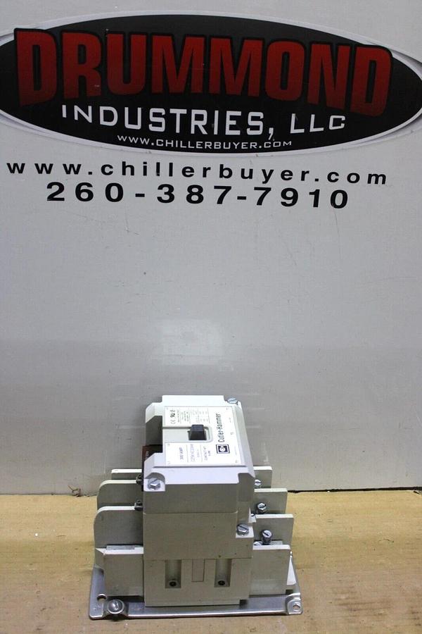 Used CUTLER HAMMER C25KNE3300 300 AMP 600 VAC 3-POLE 3-PHASE COIL: 120V