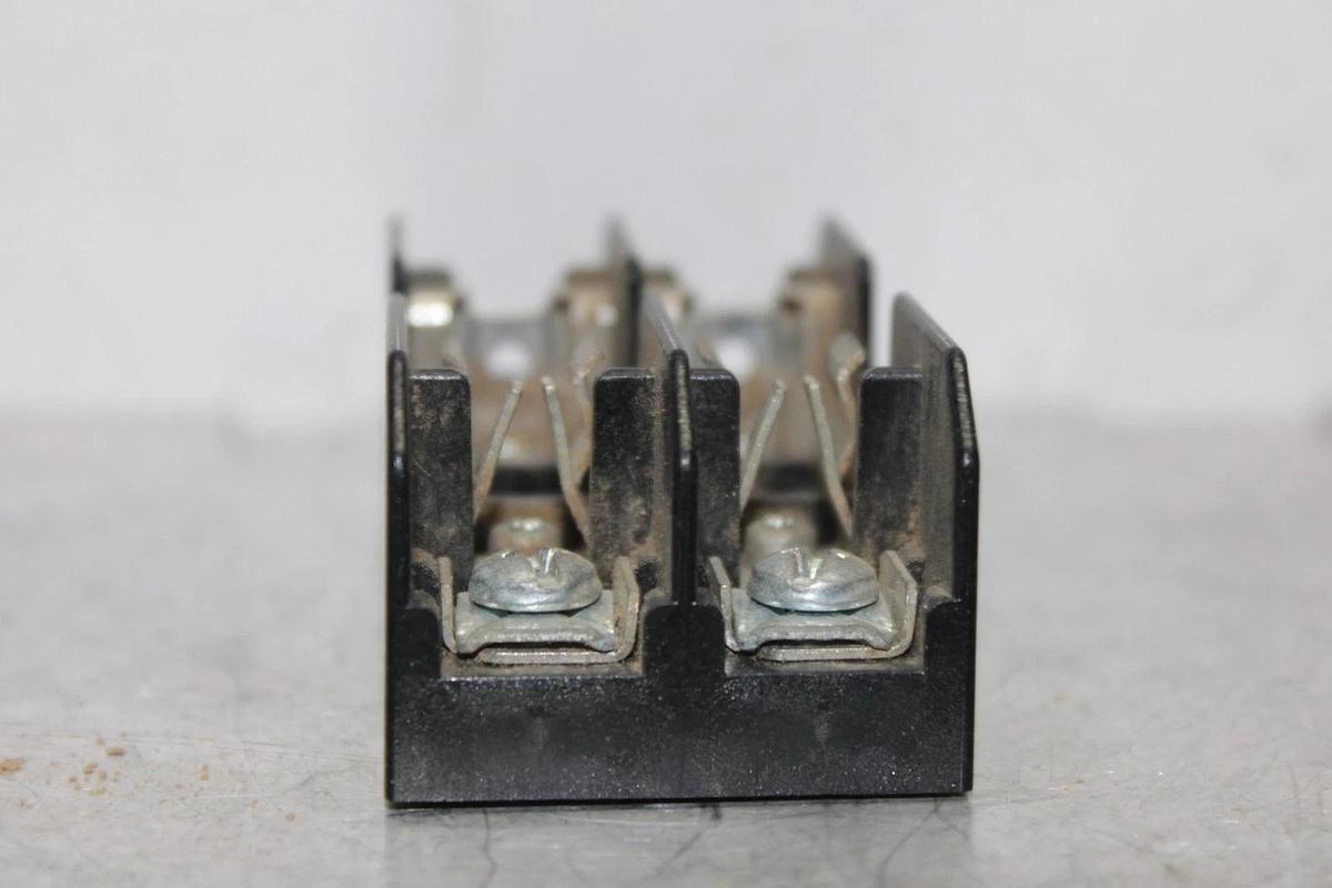 Used BUSS FUSE HOLDER BC6032P 2-POLE 30 AMP 600 VOLT CLASS CC FUSES **WARRANTY**