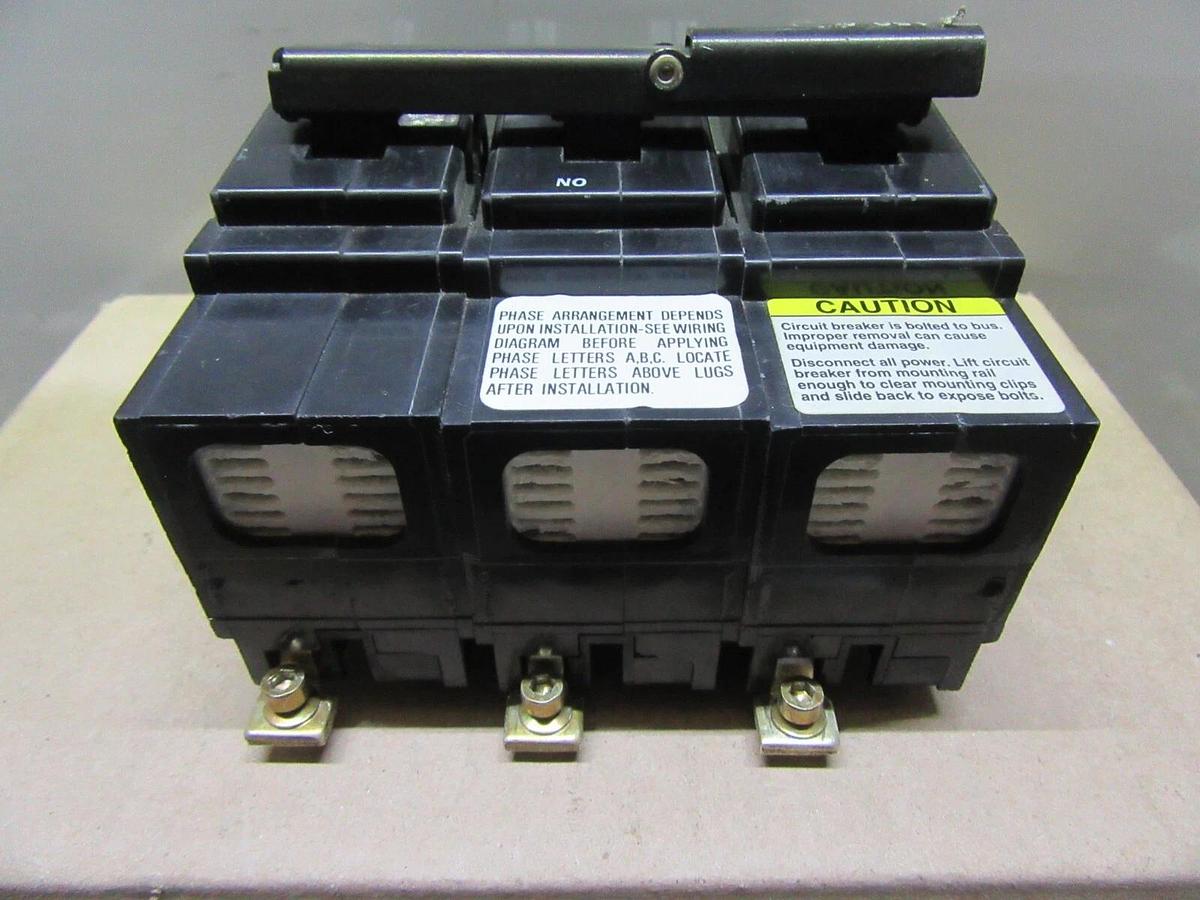 Used SQUARE D CIRCUIT BREAKER QOB3150VH 150 AMP 240 VAC 3-POLE **WARRANTY**