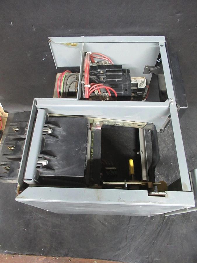 Used SQUARE D MCC MOTOR CONTROL STARTER 12" MODEL 5 W/ NEMA SIZE 1 8536SCO3 30 AMP