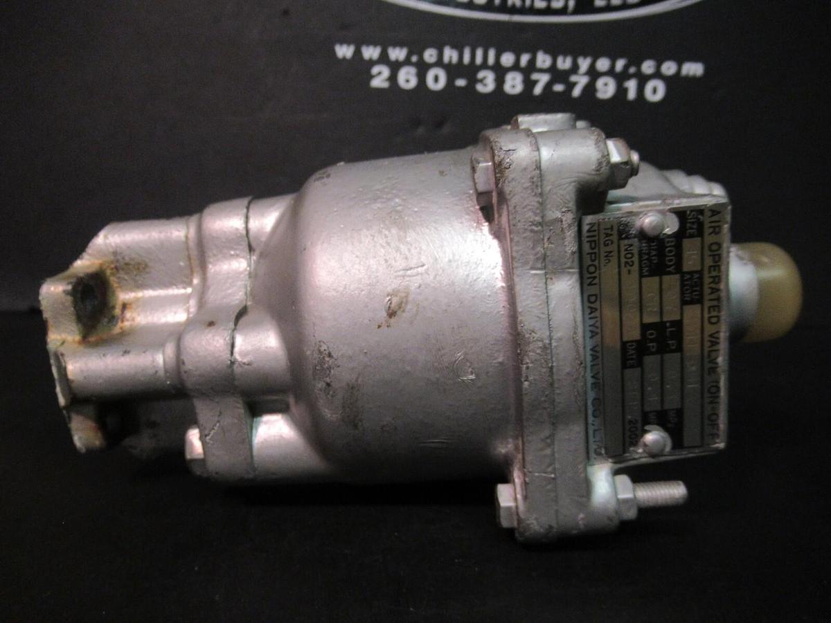 Used NIPPON DAYA AIR OPERATED STEEL VALVE H014N-0841 DIAMETER: 15 MM CR DIAPHRAM