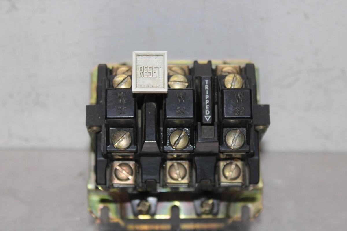 Used ALLEN-BRADLEY OVERLOAD RELAY 592-BOV16 600 VAC 7200 VA NEMA A600 3-POLE