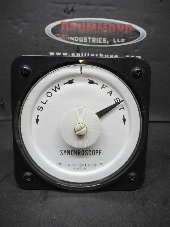 Used GE AB4V SYNCHROSCOPE 50-106452AAAA1 120 VOLT **WARRANTY INCLUDED**
