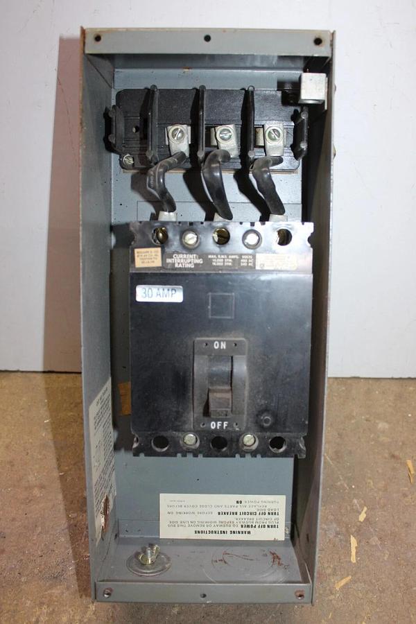 Used SQUARE D BUSSPLUG UNIT PI-50-FA 30 AMP 3-POLE 480 VAC **WARRANTY INCLUDED**