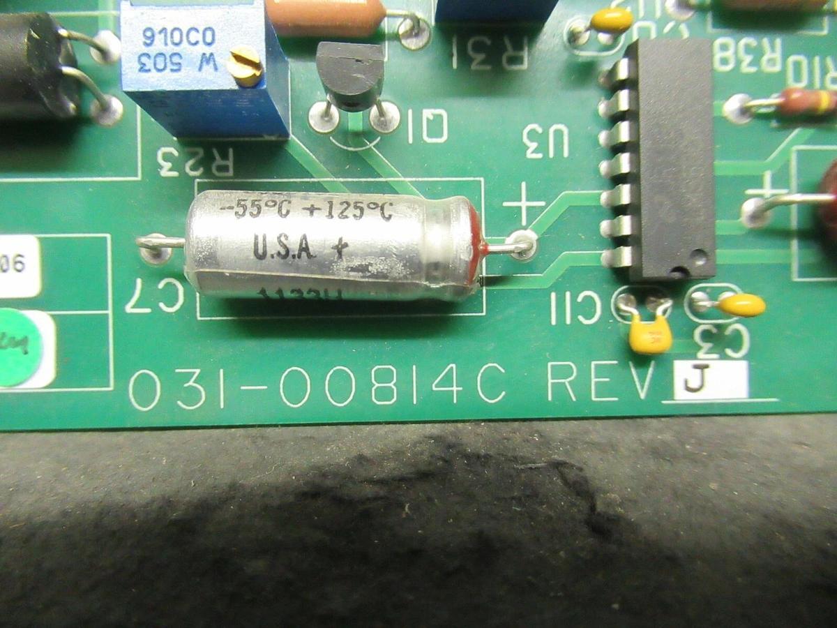 Used YORK CHILLER CIRCUIT BOARD MODEL: 031-00814C REV J  *WARRANTY *