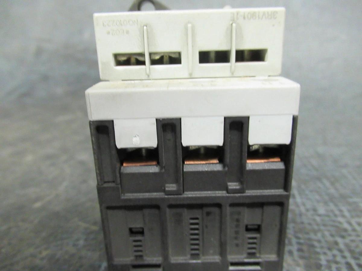Used SIEMENS MANUAL MOTOR START 3RV1011-0CA15 600V 0.25A **WARRANTY INCLUDED**
