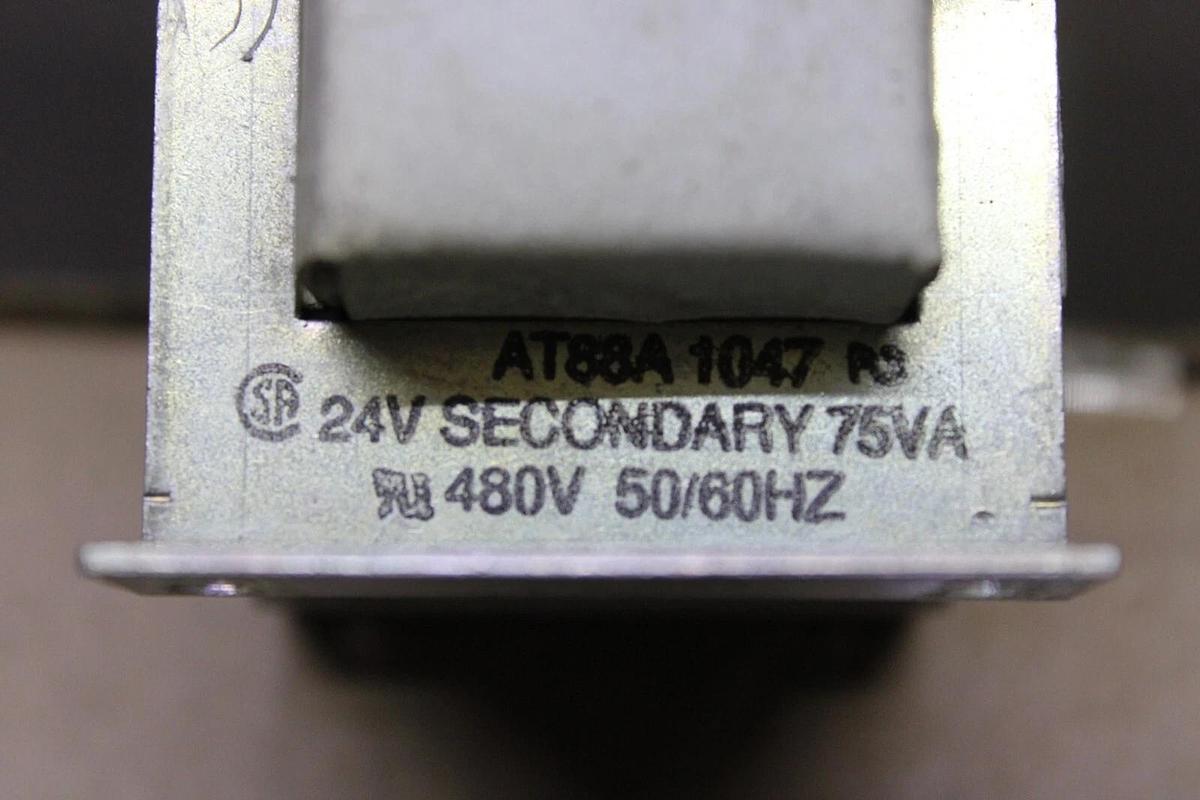Used HONEYWELL TRANSFORMER AT88A-1047 75 VA PRI: 480V SEC: 24V **WARRANTY**