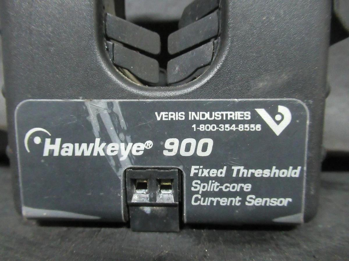 Used VERIS HAWKEYE 900 DIGITAL CT CURRENT TRANSFORMER SENSOR FIXED THRESHOLD WARRANTY